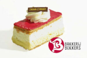 Sinterklaas tompouce met feestelijke decoratie