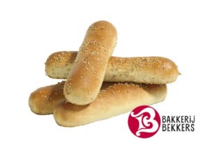 Vegetarisch worstenbroodje met kruidige vulling